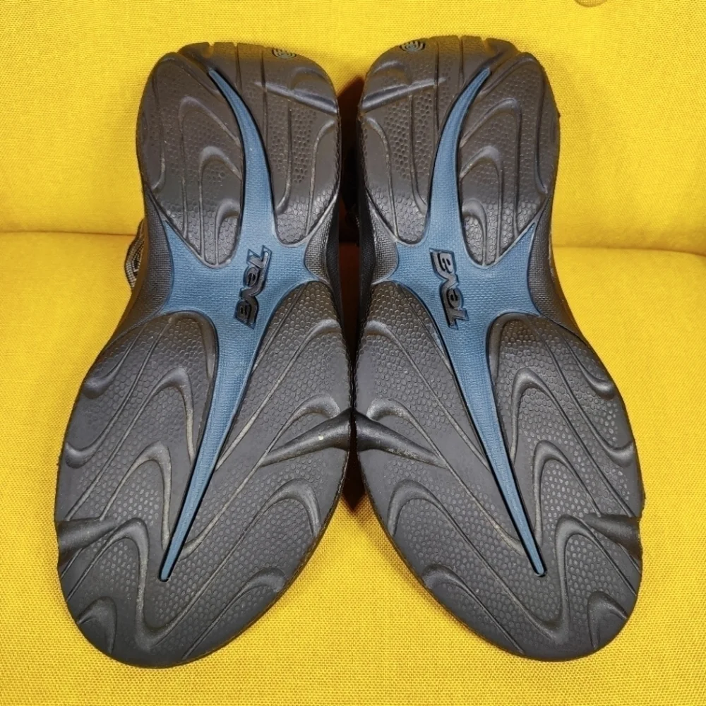 Teva Hurricane XLT 2 Black Gray Blue Hiking Sandals Strap Shoes Men's Size 11